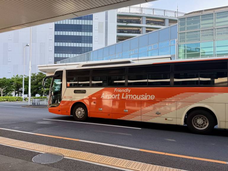 Airport Limousine Bus at Haneda Airport